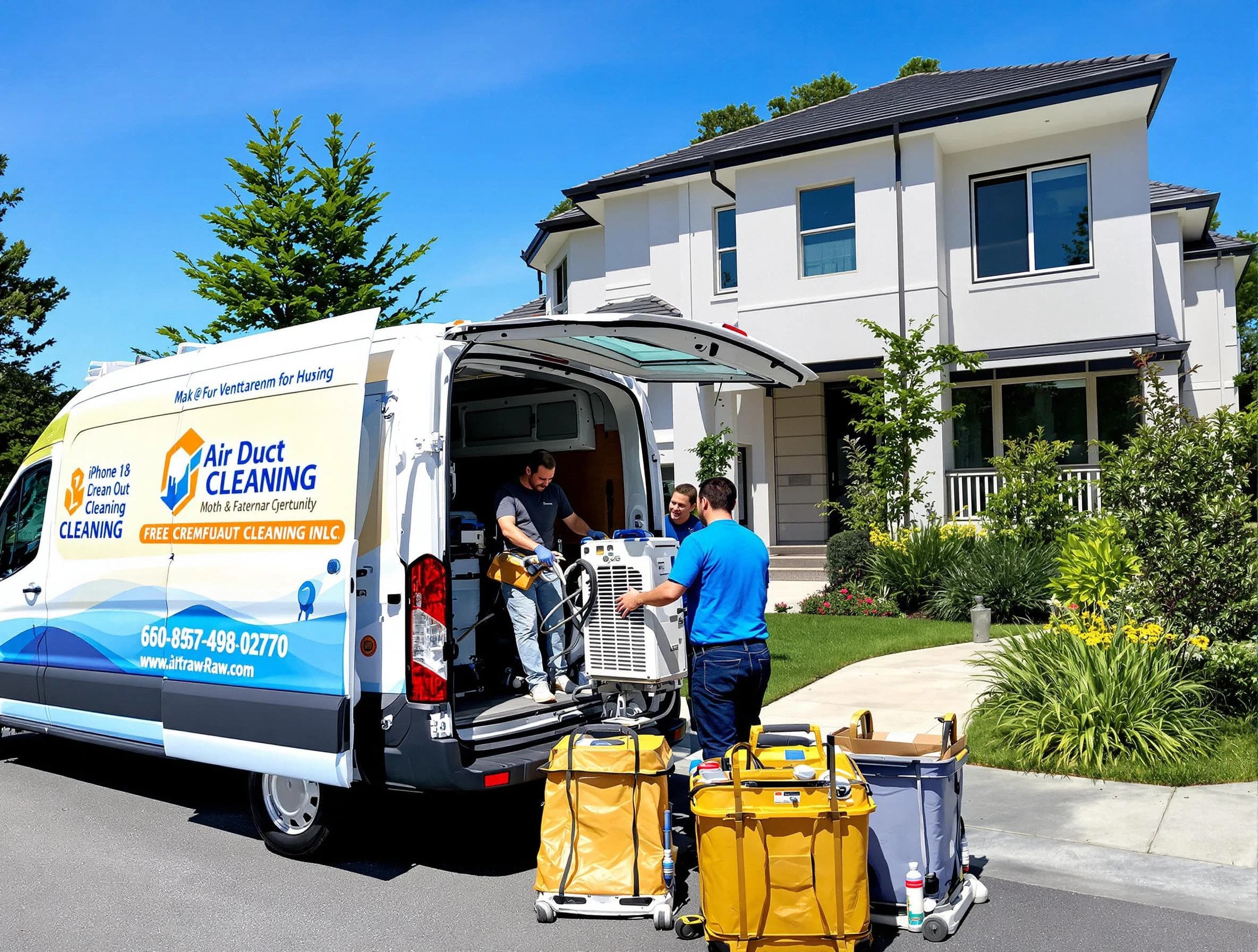 College Park Air Duct Cleaning technician performing professional air duct cleaning in College Park
