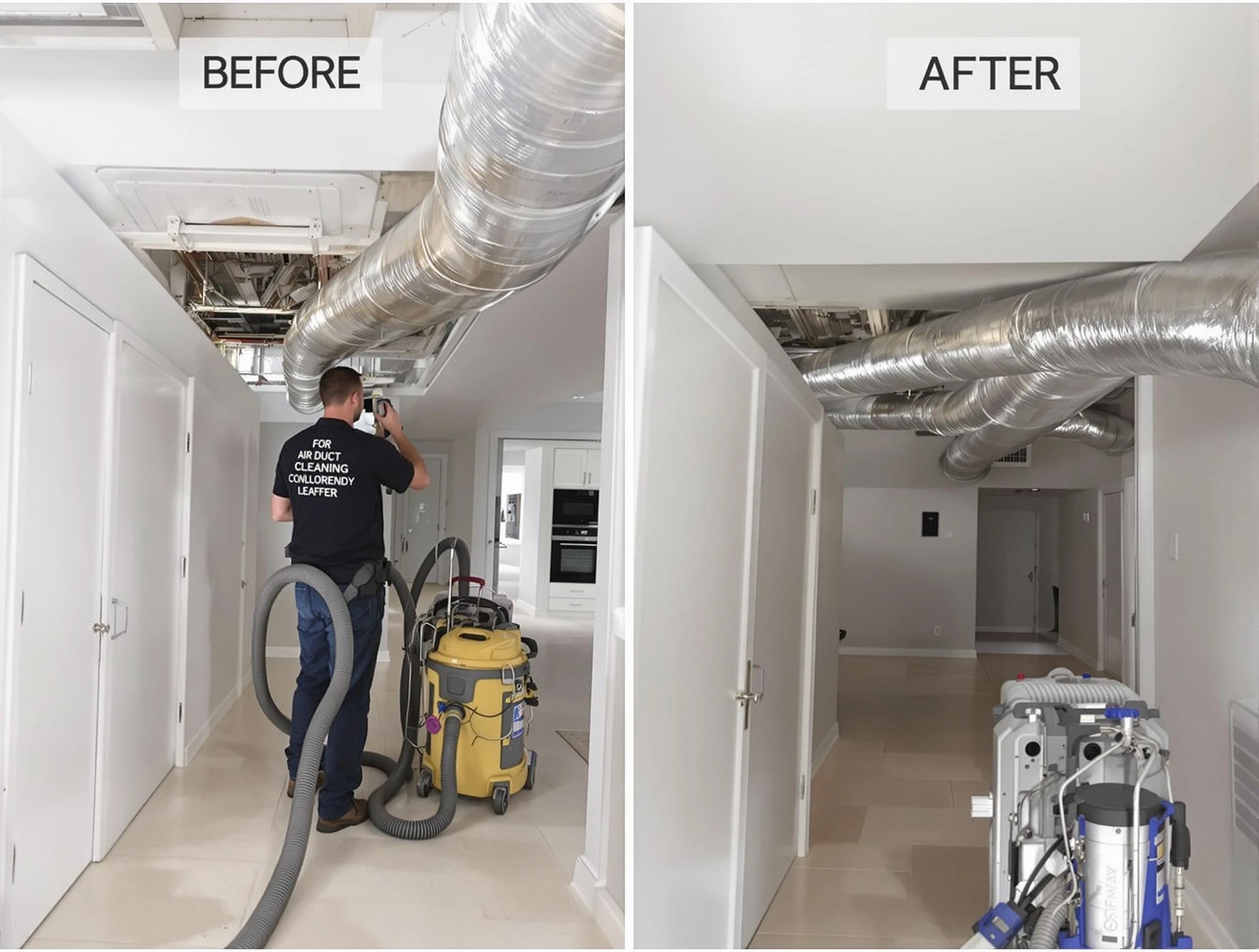 College Park Air Duct Cleaning professional performing thorough air duct cleaning in College Park