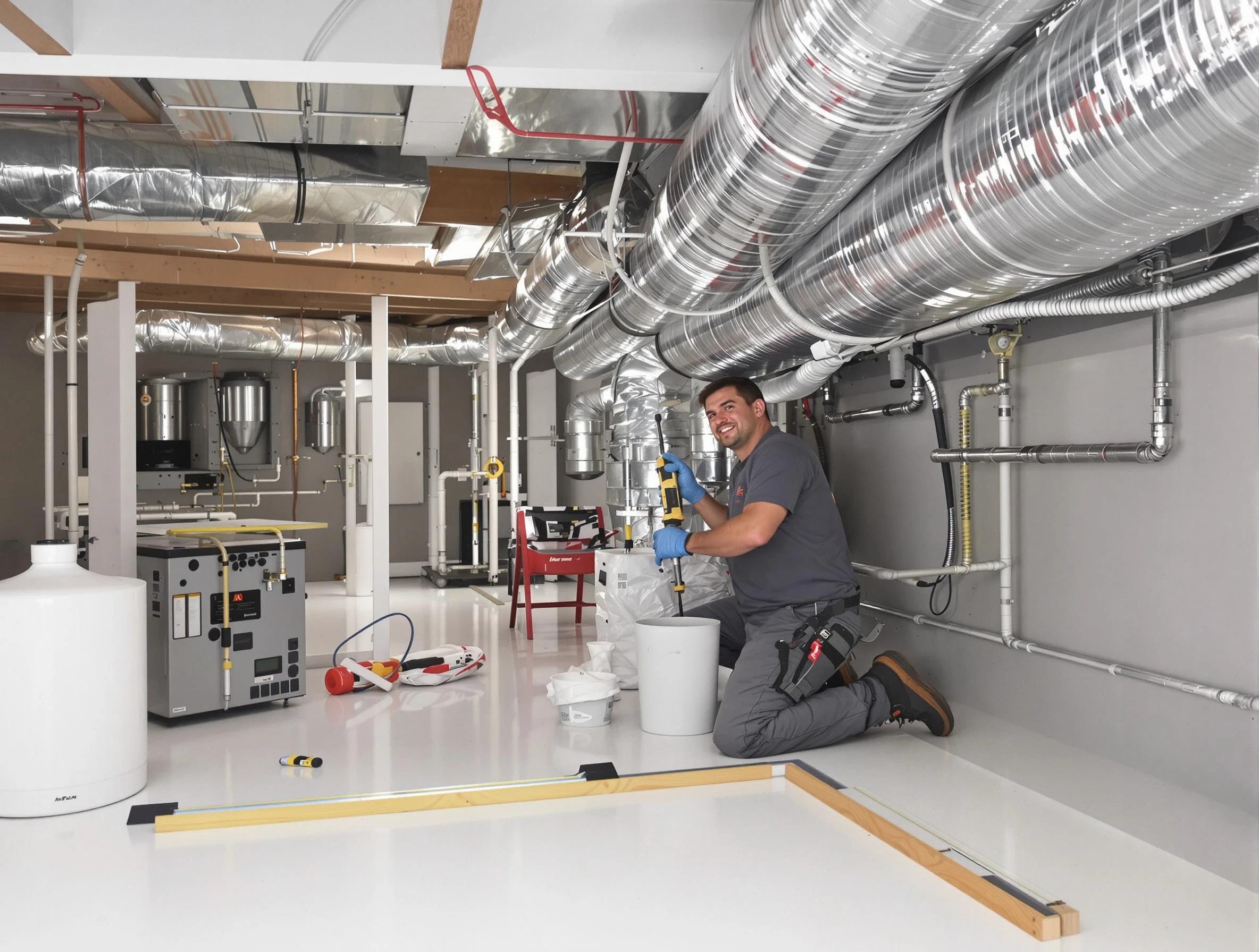 Professional duct sealing service by College Park Air Duct Cleaning in College Park