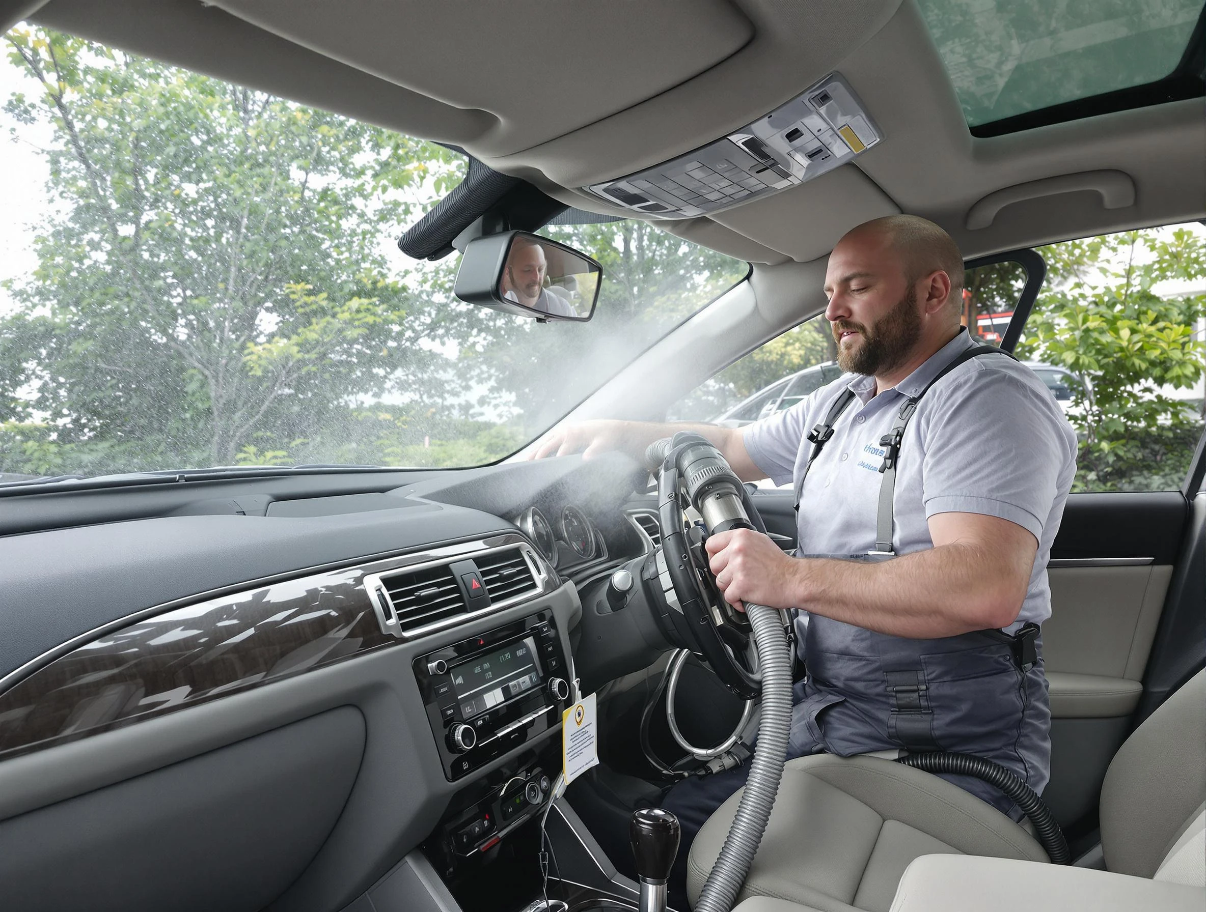 College Park Air Duct Cleaning specialist performing professional car duct cleaning in College Park